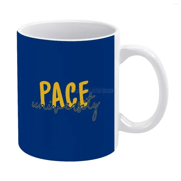 Canecas Pace da Universidade Branco Caneca branca Impresso Custom Funny Tea Cup Presente Personalizado Coffee College Scho
