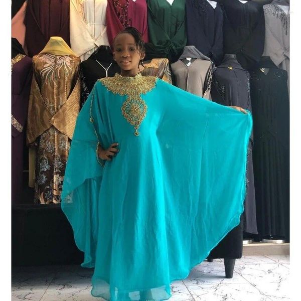 Set di abbigliamento Dubai Muroccan Caftan Girls Dress Kids Abaya