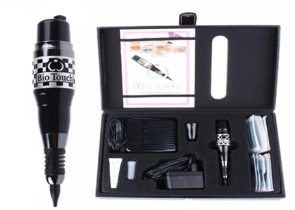 USA Biotouch Mosaic Tattoo Kits Permanent Make -up Rotary Machine Pen Schönheitsausrüstung für Augenbrauen Eyeliner Lippen Kosmetik Make -up8507432