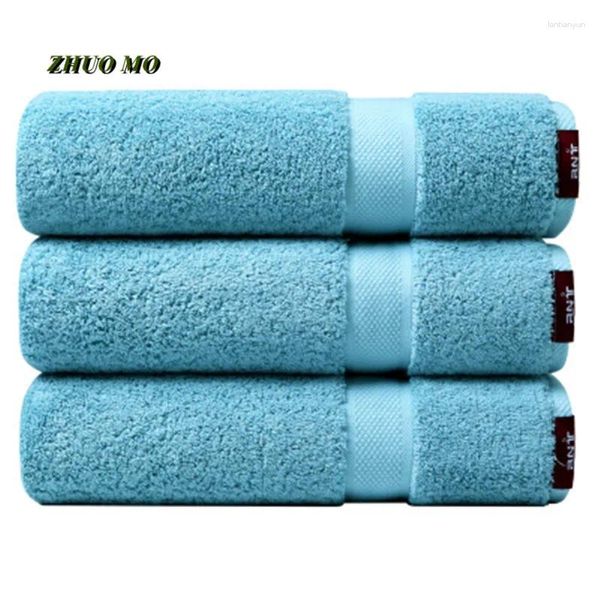 Havlu 3pcs El Bath 750g Büyük Lüks Pamuk Banyo Yetişkin Duş Hediyesi Plajı Ev Pembe Kahverengi Terry