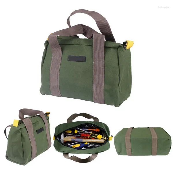 Bolsas de armazenamento Kit de ferramentas portáteis Chaves de fenda Peladores de peças de metal Bacha de lona multifuncional Mão à prova d'água