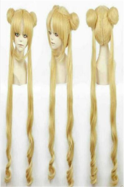 100 brandneue hochwertige Modebild -WigsgtgTgirl Sailor Moon Cosplay Kostüme Wig Tsukino Usagi und Prinzessin Serenity 1080317