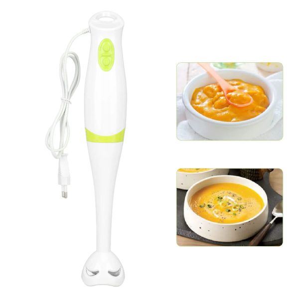 Blender Hand Blender 200 Вт 2 скорость зубчатой передачи из нержавеющей стали Mini Electric Hinerheld Mixer Eu Plugure 220V Food Mixer