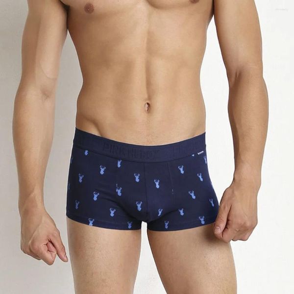 Underpants Heroes Pink mash mutande maschi pugili homme soft cotone boxer mutandine sexy tronchi