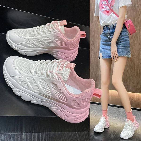 Scarpe casual Ladies White for Women 2024 Designer Basket di lusso Sneakers femmini