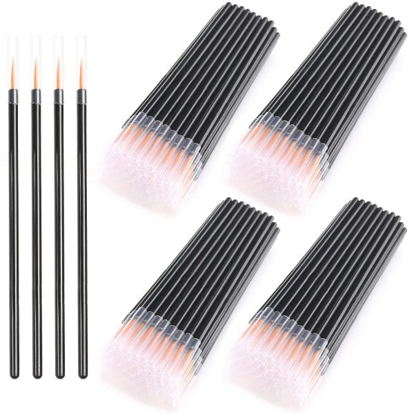 Kits 500pcs Wholesales -Einweg -Eye -Liner -Zauberstab Applikator Kosmetik Make -up Pinsel Augenlinie Lippenlinie Zeichnung Make -up -Werkzeuge