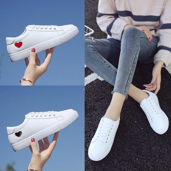 Lässige Schuhe Sneaker Frauen Sport laufen Skateboard -Sneaker Sportschuh -Schuhschleuder eleganter Mode White Athletic Stylish