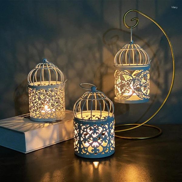 Держатели свечей держатель Tealight Small Vintage Lantern Decorative Metal для домашнего декора для дома свадебные аксессуары