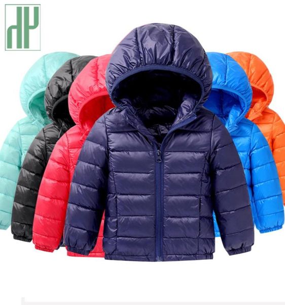 HH Spring Fall Light Children Winter Jackets Kids Cotton Down Daby Jacket for Girls Parka Overwear Coolies Одежда для мальчиков 20116054633