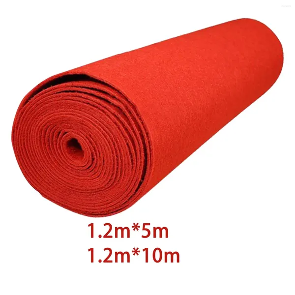 Supplies de festas Redes Red Runner Walkway Non Slip Sturdy fácil de usar tapete de casamento para