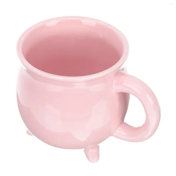 Tazze regalo tazza donna ceramica tazze di caffè in ceramica del calderone rosa Halloween ceramica per acqua artistica foschia