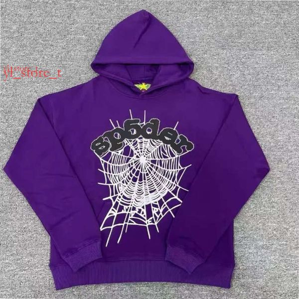 Spider Hoodie Young Thug 555555 Homens Homens Hoodie Capuz de alta qualidade Print Spider Graphic Pink Sweetshirts Spider Hoodies Designer Pullovers S-2xl 1609 912