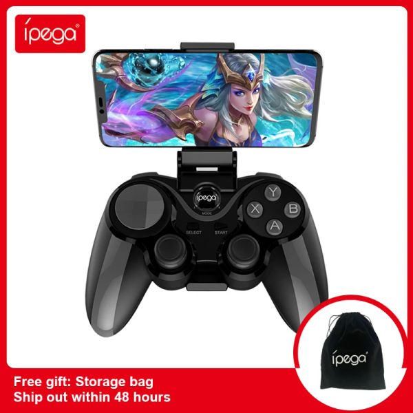 GamePads IPEGA 9128 Беспроводной геймпад Bluetooth Gaming Controller Portable Mobile Phone Joystick для Android TV Box PC Windows 7 8 10