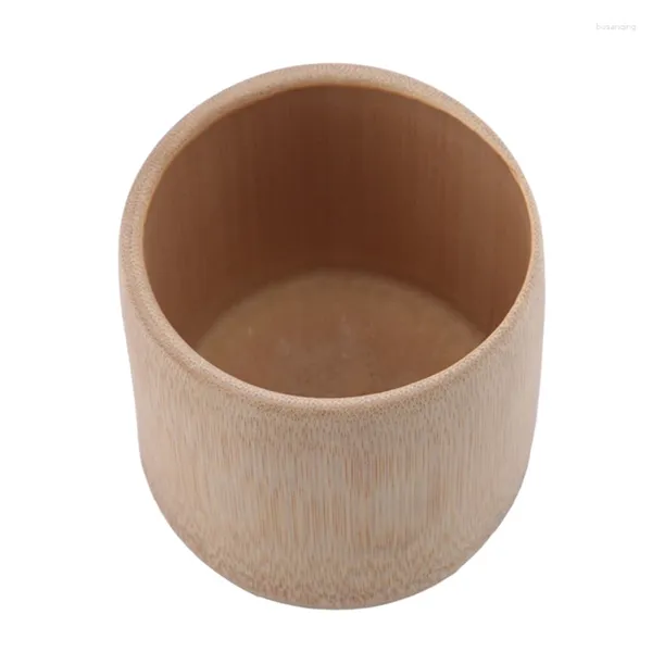 Coppe Saucers Home Protezione ambientale fatta a mano a mano Pure Bamboo Tè eco-compatibile.