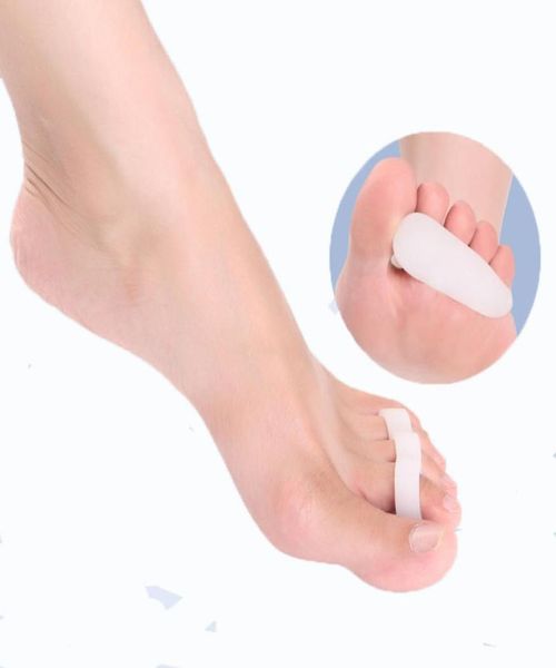 Gel de silicone do dedo do dedo do dedo do dedo do dedo do dedo do dedo do lado valgo Corretor de ortonse de joões de joans de pedicure Pedicure Pedicure Separator Cushion Pad Protecti1508557