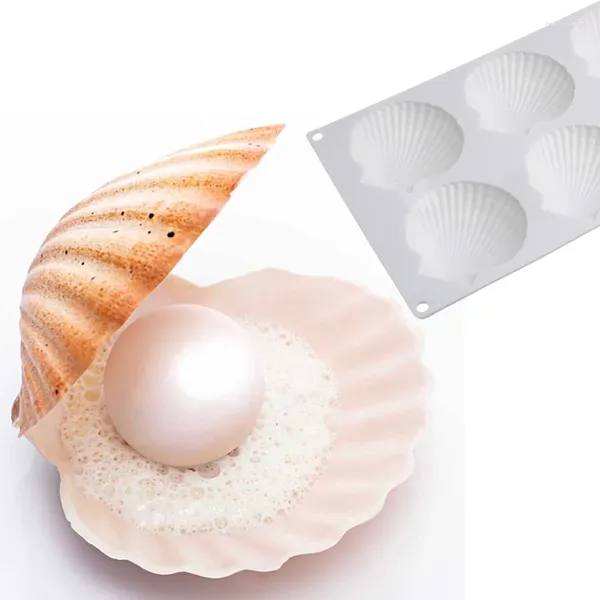 Выпечка плесени Meibum Shell Pearl Silicone Cake Flom