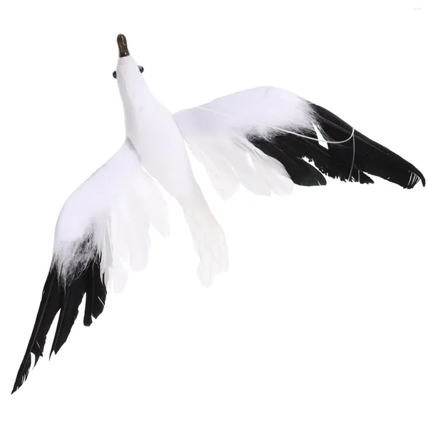 Dekorative Figuren Künstliche Vögel nautische Möwen Wand fliegende Seagulld Dekor Seagull Anhänger Simulierte Schaum Vogel Ornament Hochzeit