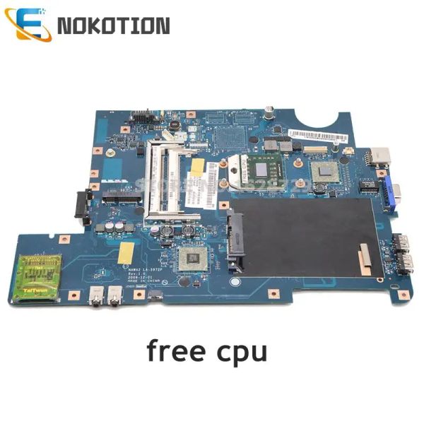 Motherboard Nokotion für Lenovo G555 Laptop Motherboard NAWA2 LA5972P Mainboard DDR2 Socket S1 Kostenlose CPU