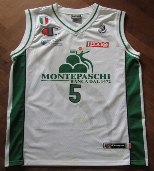 Jersey #5 McIntyre Mens Sana Montaschi Siena CANOTTA Maglia Camiseta Bestão Borno