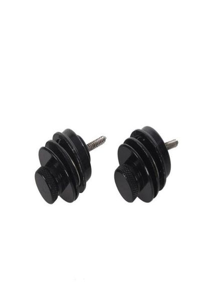 Ajuda ao treinamento de golfe 2x Correia de cabeça Flated Bloqueios Black Guitar Straplocks Parts2625195