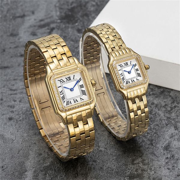 Ladies Watch Diamond Womens orologi del marchio Watch inossidabile cinghia in acciaio inossidabile 22mm 27mm Ladies Valentines Day Gift