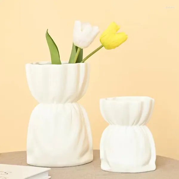 Vasos Acessórios para decoração de casa nórdicos Vaso de flor da sala de estar Vaso de flor Decorativo Cerâmica para flores