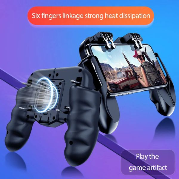 GamePads Gamepad Pubg Controller Android Joystick Mobile Game Pad GameController Handheld Players Winex для iPhone Xiaomi с более холодным вентилятором