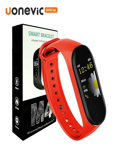 M4 Smart Band Rastreador de fitness assistir Sport Bracelet Freqüência coração Smart Watch 096 polegada Monitor de banda inteligente Saúde Pumband PK Mi 4 M35730786