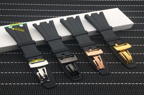 AP kayışı için en kaliteli silikon kauçuk saat bandı 28mm Watch Band Erkek Bilezik Kelebek Araçları4032196