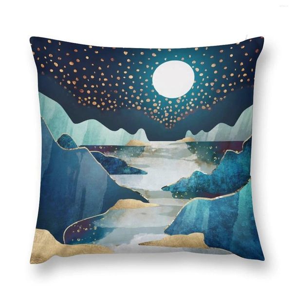 Cuscino moon bagliore lancio di divani decorativi coperture rettangolari