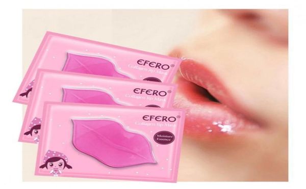 Lip Gloss Efero Kollagen Maskenpolster Patches für Flecken feuchtigkeitsspendende Peelinglippen Fehle Pumpen Wesentliche Frauen 5997751