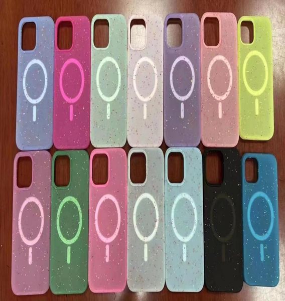 Geeignet für iPhone Apple 13 Pro Max Macaron Donut Magnetic Saug Case 13 Durchscheinende Silikon Case2484339