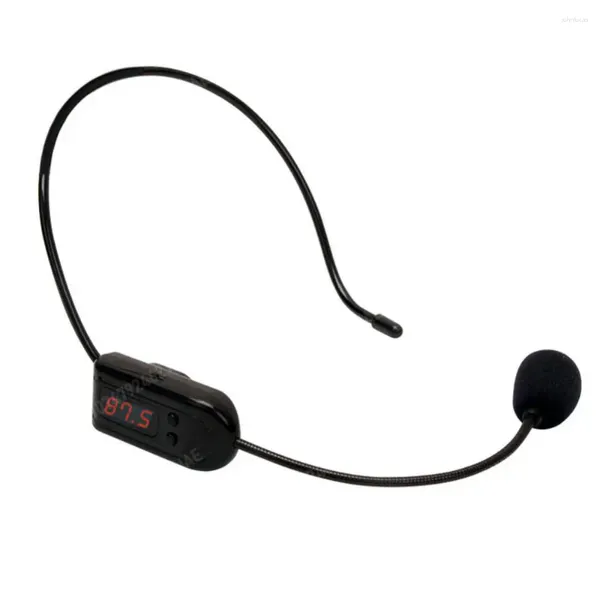 Mikrofonlar Kablosuz Mikrofon Head-Good Mic System Alıcı, Palying Oyun Malzemeleri Öğretimi için 3,5 ila 6.35 Adaptörlü