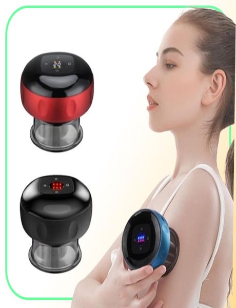 Smart Vacuum Saugnapfbecher Schröpfen -Therapie -Massage -Gläser Anticellulite Massageby Body Tassen wieder aufladbarer Fettverbrennung Abschläge 224231067