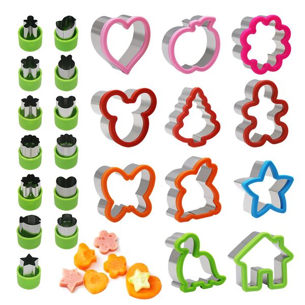 Stampi da forno Mods sandwich Cutter Set per bambini Animal Dinosaur Star Heart Forma in acciaio inossidabile Mod Metall Cookie Stampo