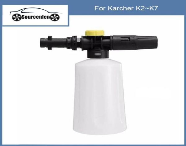Wasserpistole Schneeschaum Lance Foamer Kanonengenerator Düse Carwash Seifensprühgerät für Karcher Kseries Hochdruck Waschmaschine6065075