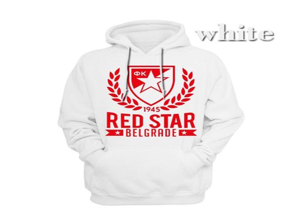 Red Star Belgrado Sérvia Hoodies Sortos de camisetas com capuz de capuz Hoodies Superman Series Men Hoody9104510