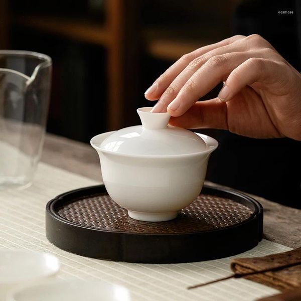 Tee-Sets Yue Kiln Celadon Teapot Tea Set Keramik Chinesische Büro Home Rezeption Luxus High-End-Geschenkbox gepackt