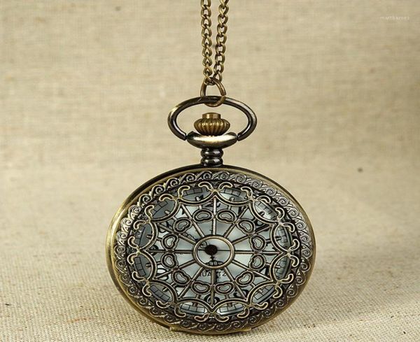 Pocket Watches Fob Vine Bronze Tone Spider Web Design Chain Pendant Life Waterpronation Men039s Watch Anniversary Gift 2522876