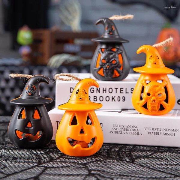 Candleds titulares lanterna Glam Hallowen Centerpieces tealighight fofo Jarros pendurados em pequena decoração de festa de portavelas