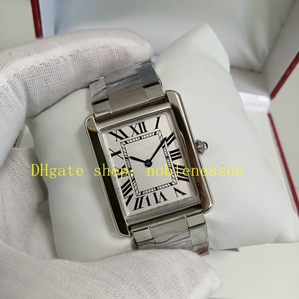 Foto vera con box lady orologio da donna originale 27mm wsta0052 argento romano quadrante quarzo in acciaio inossidabile orologio da polso da polso da polso da polso regalo da donna orologi da donna