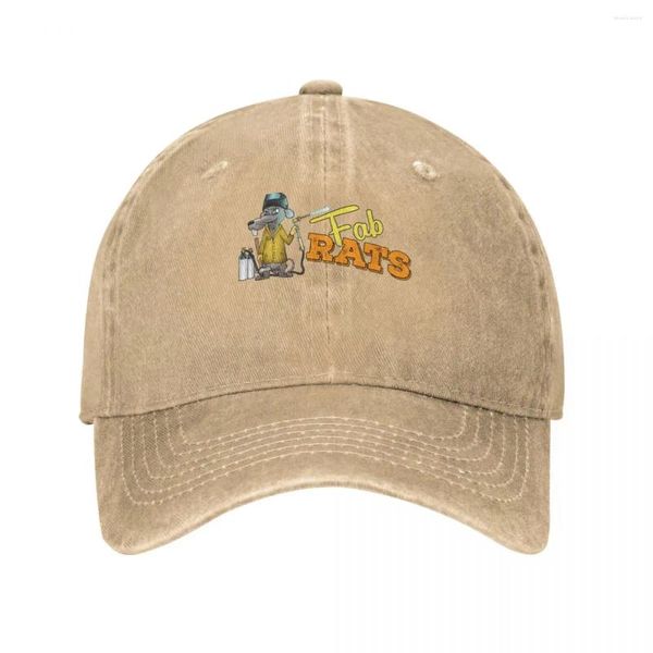 Ballkappen fabelhafte Ratten Original Schweißer Ratten Logo Cowboy Hut Military Cap Man Strand aus dem Strand Vintage für Männer Frauen