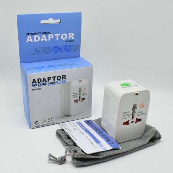 Универсальный адаптер для заглушки туристической штекеры четыре в одном с ЕС UK AU US Power Charger Adapter International Electric Connector6403692