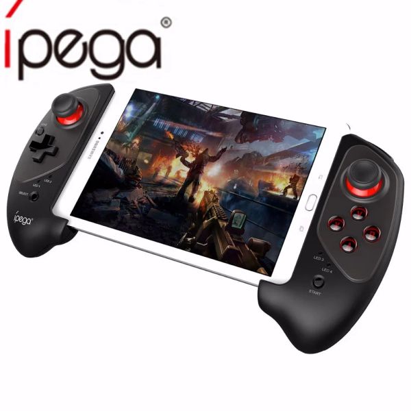 Gamepads ipega pg9083 pg 9083 bluetooth 3.0 kablosuz gamepad teleskopik oyun denetleyicisi/ iOS pratik streç joystick ped