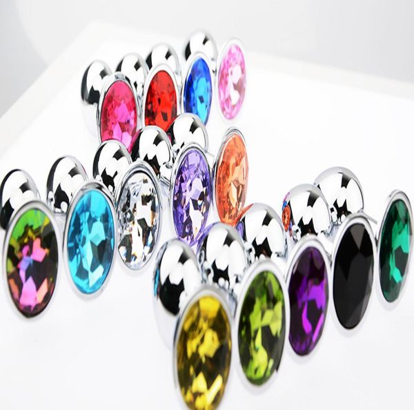 Schnelles Schiff kleiner Edelstahl attraktiver Butt Plug Schmuck Rosebud Jeweled Anal Plug für Erwachsene Sex Toy Butplug2449146