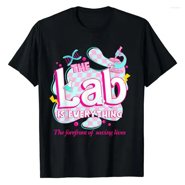 Magliette femminili retrò laboratorio 2024 team tecnologico t-shirt mls scientist mlt top istologia tecnologo grafico