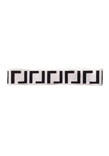 Summer Luxury Designer Elastic Black White Brown Double Letters Bands per donne Fashion Unisex Head Band con parole Hig4405975