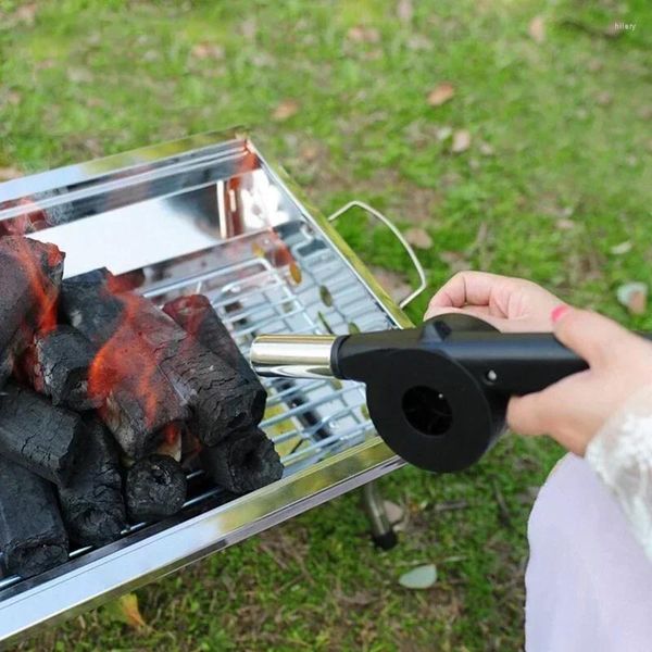Инструменты барбекю для барбекю с малым инструментом ручной пикник сжигание зажигания портативная воздуходувка мощный пожарный домохозяйство