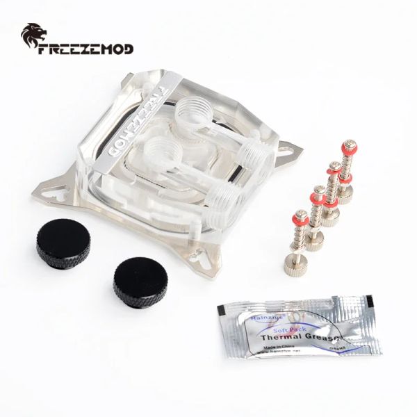 FreezeMod REDERE FreezeMod RGB Supporto Supporto foro Pitch 53mm62mm Blocco di raffreddamento ad acqua in rame VGA Blocco di raffreddamento liquido.VGATMC