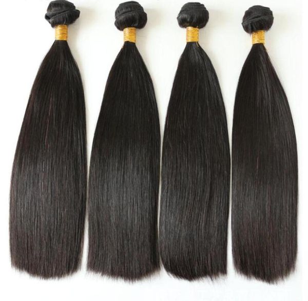 100 человеческих волос высококачественные прямые двойные сырые девственные волосы 1 Bundle7181267